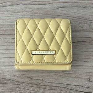 Laura Ashley Quilted Yellow Wallet